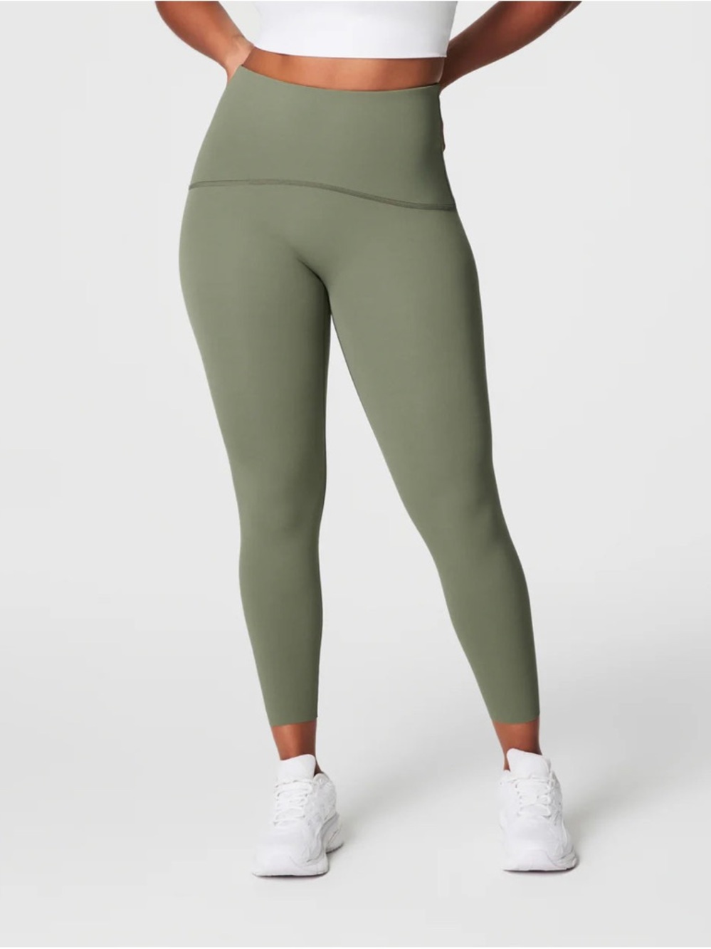 SPANX BOOTY BOOST ACTIVE 7/8 LEGGINGS: CLOVER Size Small